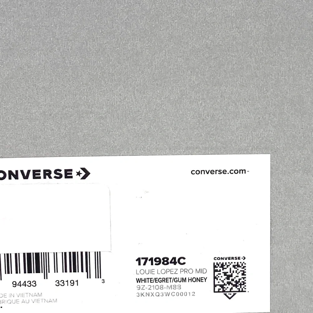 Converse CONS Louie Lopez Pro Mid Top White Women Leather Size Sneakers 171984C - Picture 8 of 9